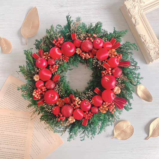 Christmas wreath (red)