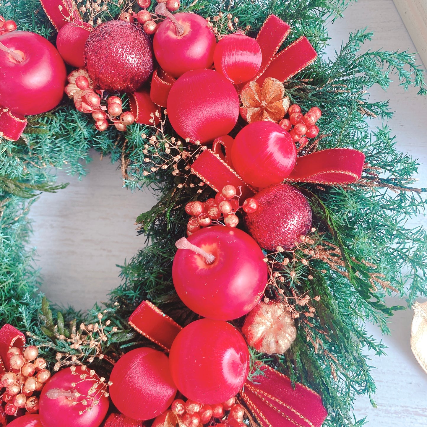 Christmas wreath (red)