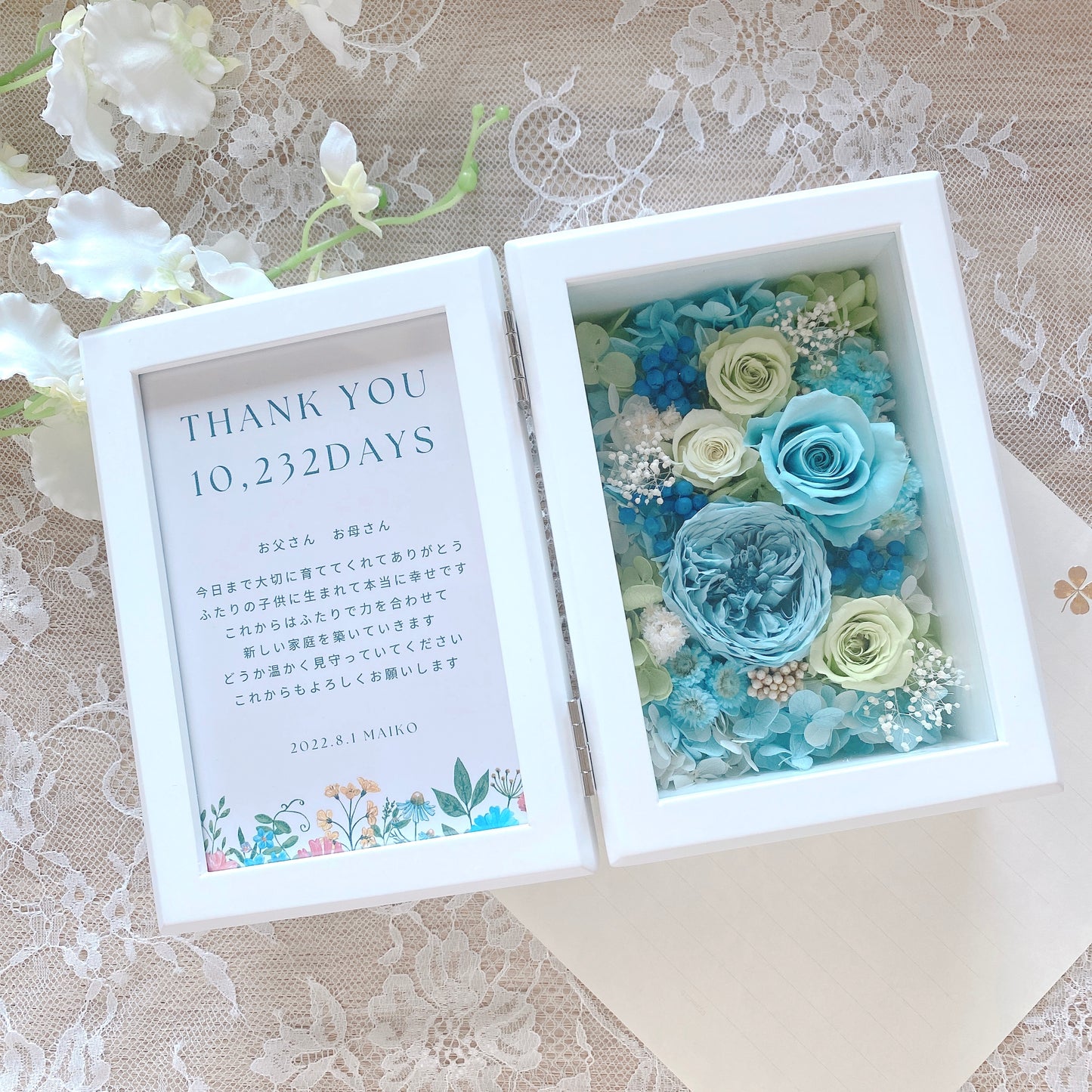 Photoframe (pink/blue/green)