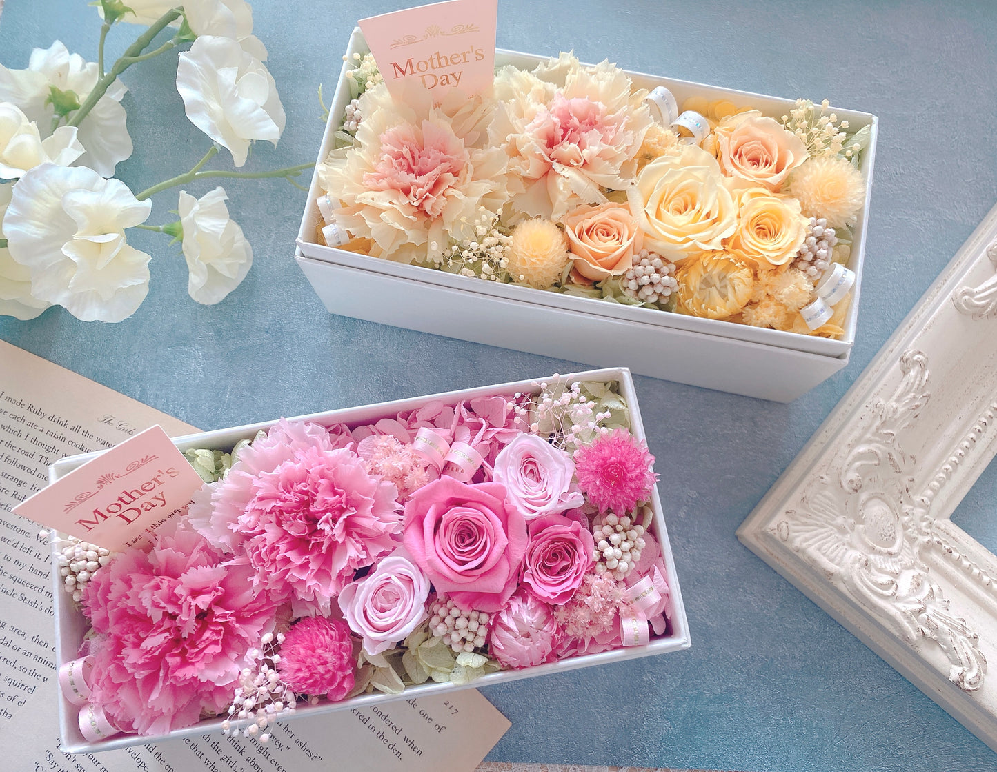 Flower box for Mother's day