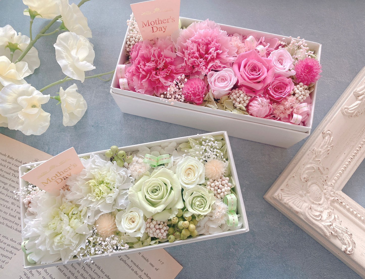 Flower box for Mother's day