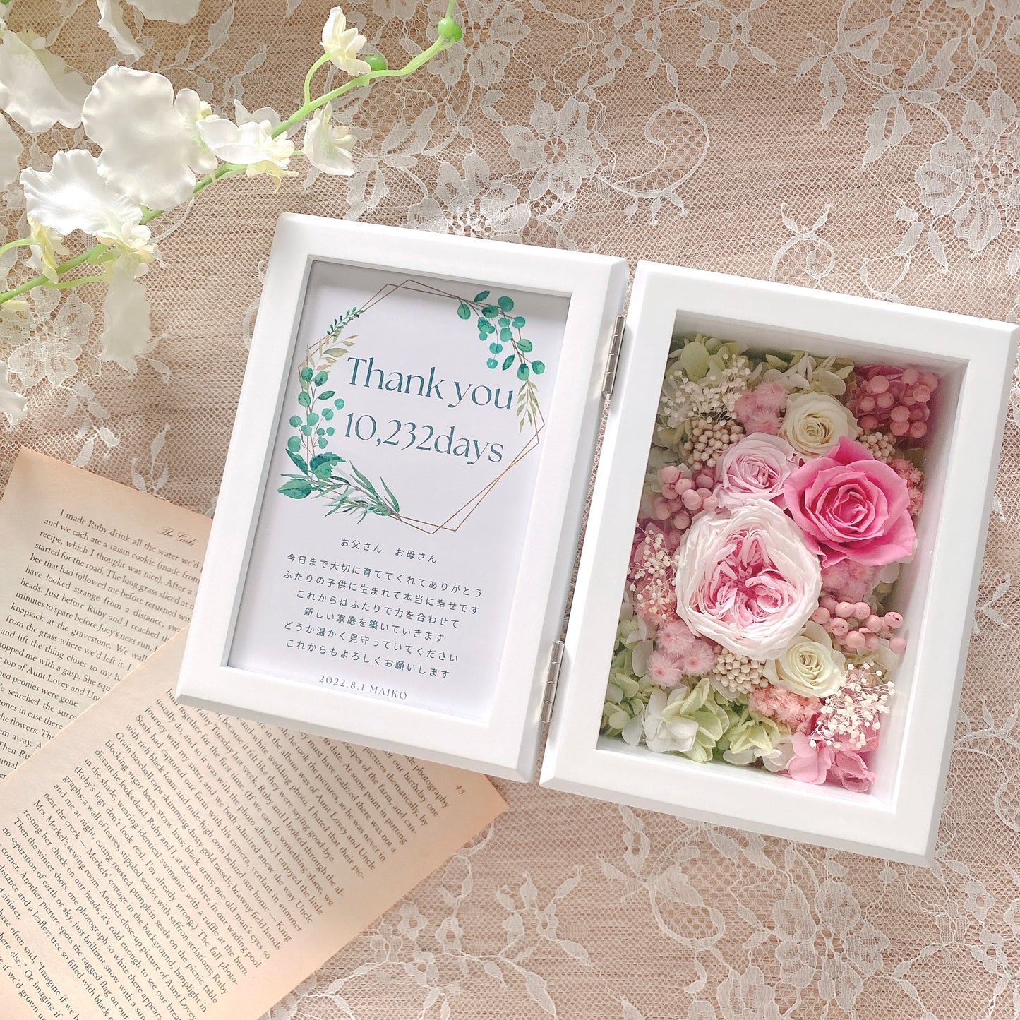 Photoframe (pink/blue/green)