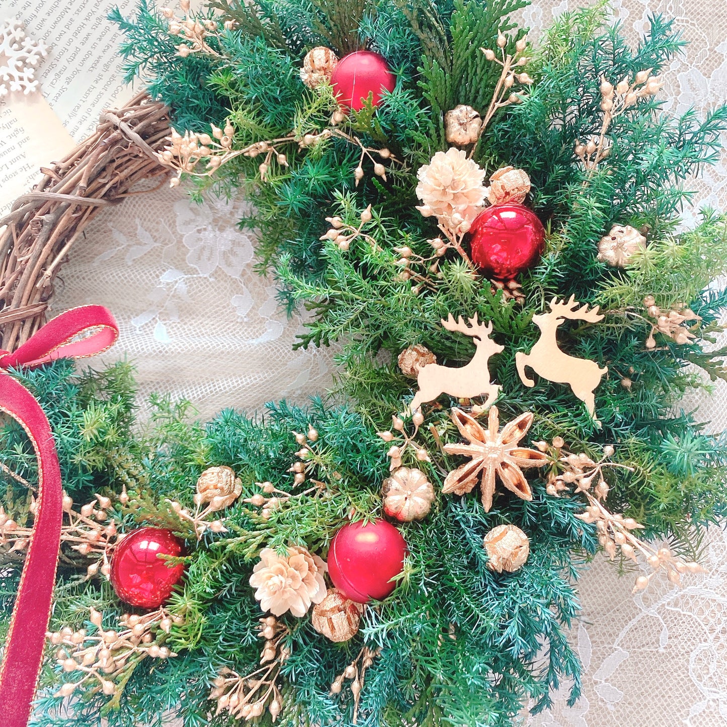 Christmas wreath (Red)