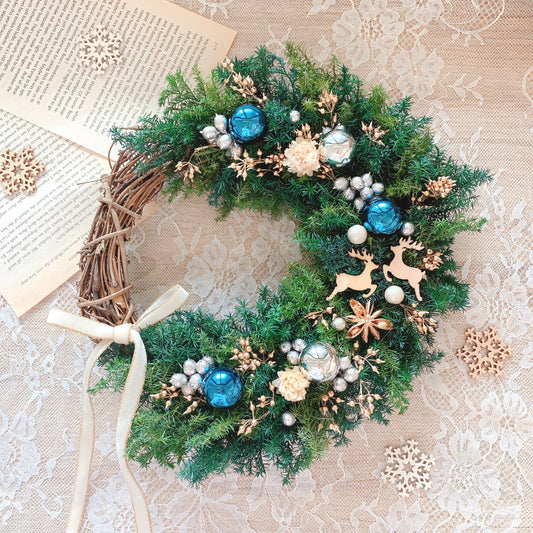Christmas wreath (Blue)
